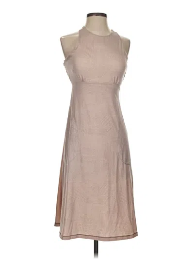 Pre-owned Prana Casual Dress In Tan