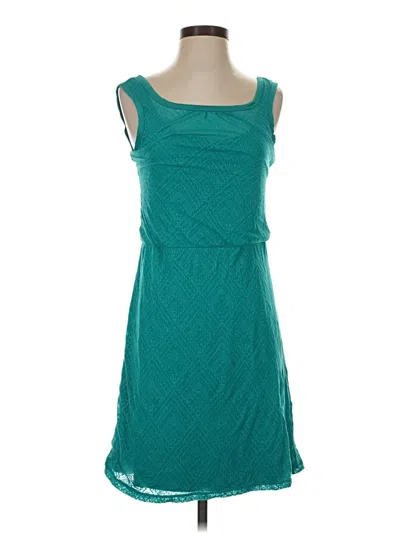 Pre-owned Prana Casual Dress In Teal