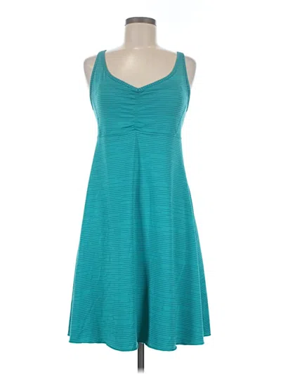 Pre-owned Prana Casual Dress In Teal