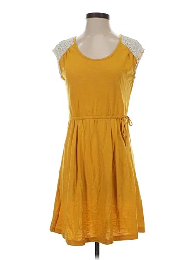 Pre-owned Prana Casual Dress In Yellow