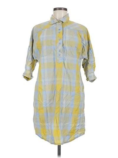 Pre-owned Prana Casual Dress In Yellow