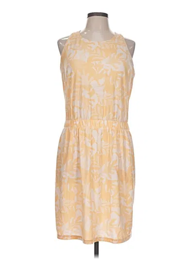 Pre-owned Prana Casual Dress In Yellow