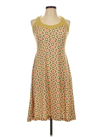 Pre-owned Prana Casual Dress In Yellow