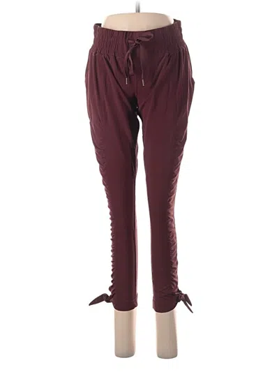 Pre-owned Prana Casual Pants In Burgundy
