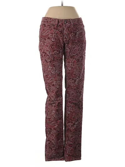 Pre-owned Prana Casual Pants In Burgundy