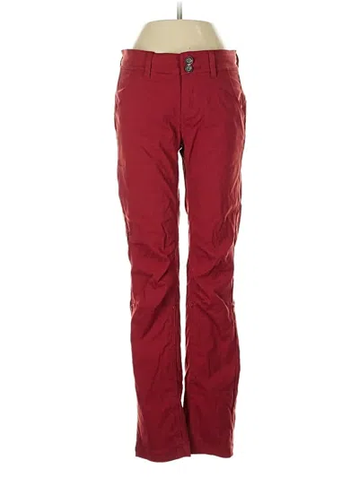 Pre-owned Prana Casual Pants In Red