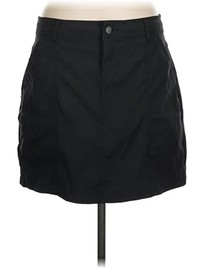 Pre-owned Prana Casual Skirt In Black