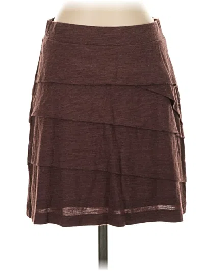 Pre-owned Prana Casual Skirt In Brown