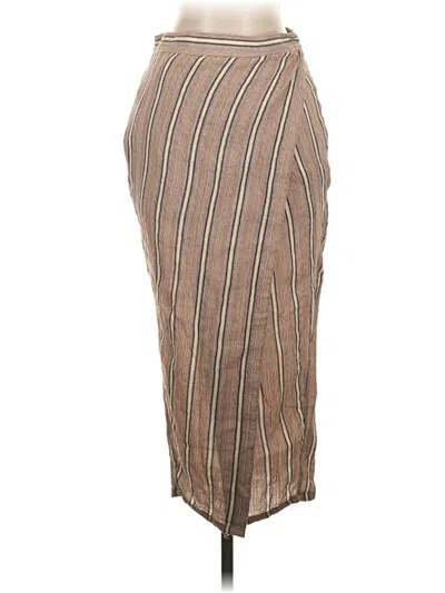 Pre-owned Prana Casual Skirt In Brown