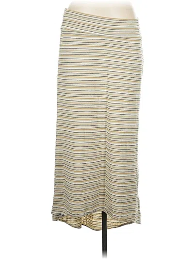 Pre-owned Prana Casual Skirt In Gold