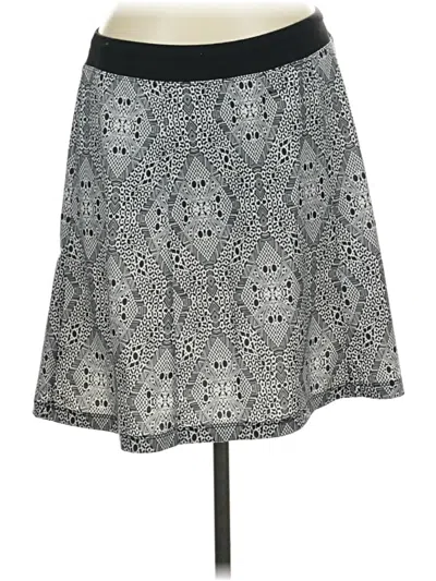 Pre-owned Prana Casual Skirt In Gray