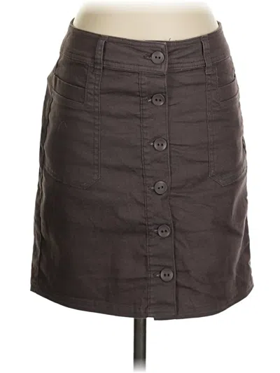 Pre-owned Prana Casual Skirt In Gray