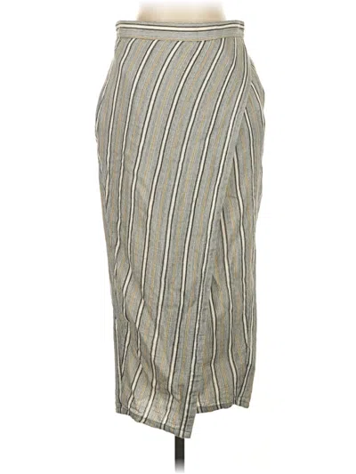 Pre-owned Prana Casual Skirt In Gray