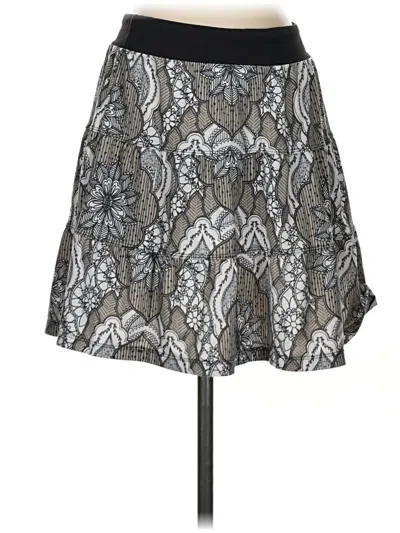 Pre-owned Prana Casual Skirt In Silver