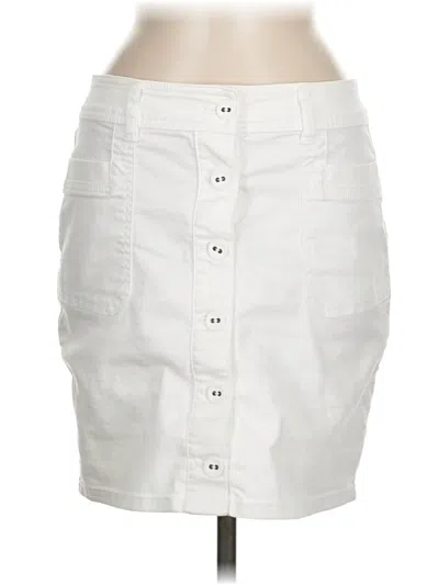 Pre-owned Prana Casual Skirt In White