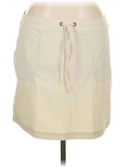 Pre-owned Prana Casual Skirt In White