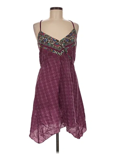 Pre-owned Prana Cocktail Dress In Burgundy