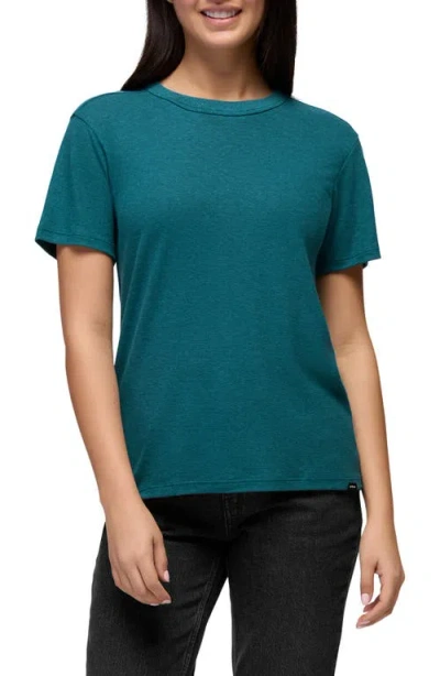 Prana Cozy Up Crewneck T-shirt In Blue