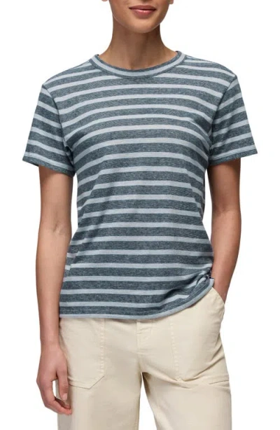 Prana Cozy Up Crewneck T-shirt In Gray