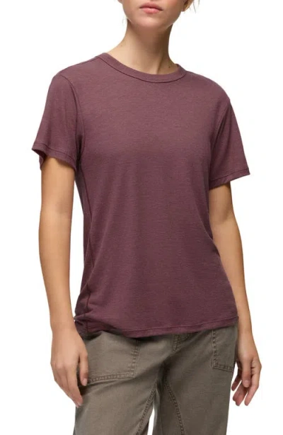 Prana Cozy Up Crewneck T-shirt In Pink
