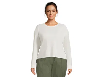 Prana Cozy Up Long Sleeve Crew In White