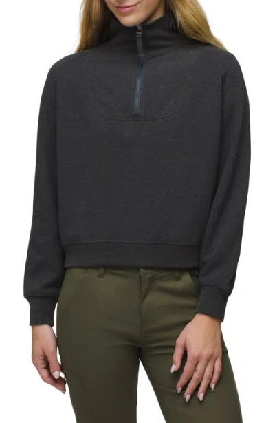 Prana Cozy Up Pullover In Charcoal