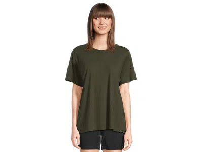 Prana Cozy Up Ss Crew In Green