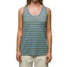 Prana Cozy Up Tank Top In High Tide Stripe In Multi