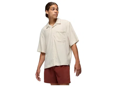 Prana Del Norte Short Sleeve Shirt In White