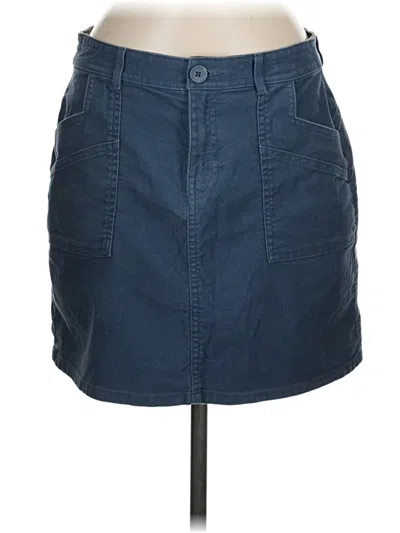 Pre-owned Prana Denim Skirt In Blue