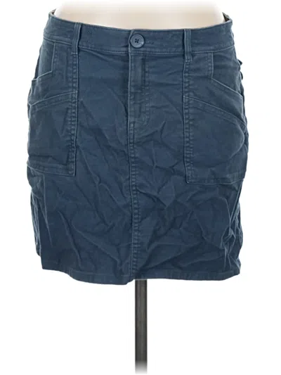 Pre-owned Prana Denim Skirt In Blue