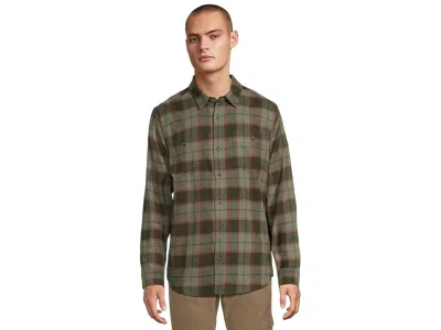 Prana Dolberg Flannel Shirt In Brown