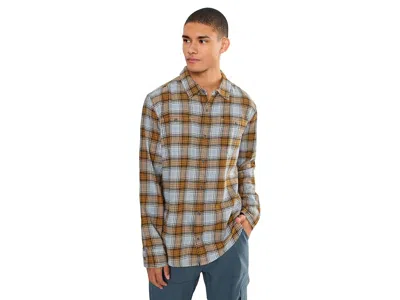 Prana Dolberg Flannel Shirt Men's Long Sleeve Button Up Cavern: Md, Flannel/cotton In Animal Print