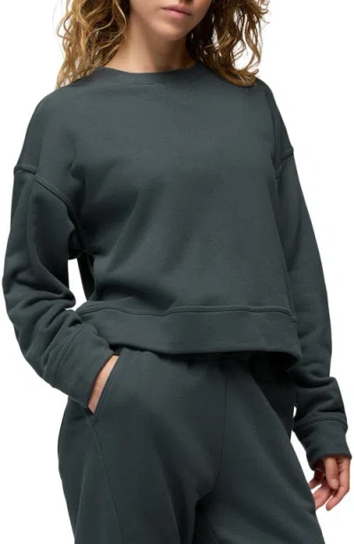 Prana Dreamterry Crewneck Sweatshirt In Gray