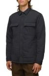 Prana Encinitas Quilted Jacket In Charcoal