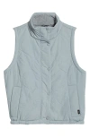Prana Encinitas Quilted Vest In Blue