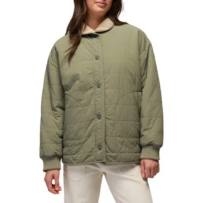 Prana Encinitas Reversible Coat In Green