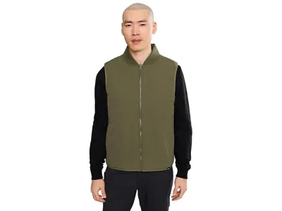 Prana Encinitas Reversible Vest Men's Jacket Cargo Green: Sm, Nylon