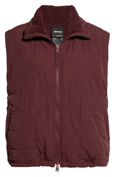 Prana Encinitas Reversible Vest In Purple