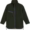 Prana Encinitas Water Repellent Quilted Field Coat In Green