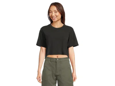 Prana Everyday Crop T-shirts In Black