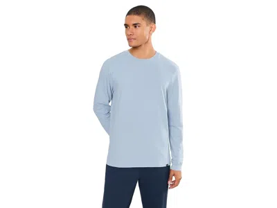 Prana Everyday Long Sleeve T-shirts Men's T Shirt Glacier Skies: Sm In Blue