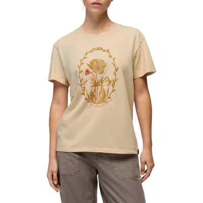 Prana Everyday Mountain Graphic T-shirt In Neutral