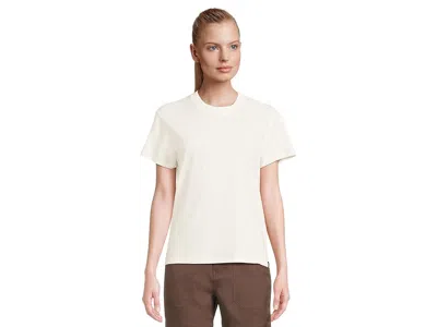 Prana Everyday Vintage Washed Short Sleeve T-shirts In White