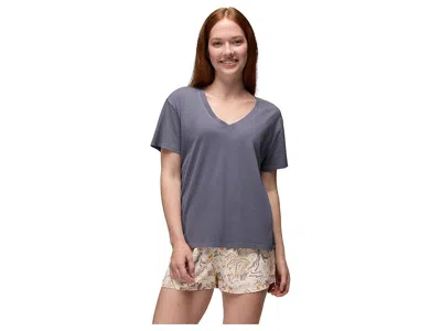Prana Everyday V-neck T-shirts In Blue
