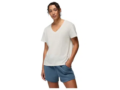Prana Everyday V-neck T-shirts In White