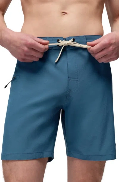 Prana Fenton Board Shorts In Blue