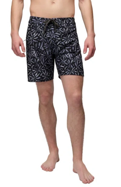 Prana Fenton Board Shorts In Blue