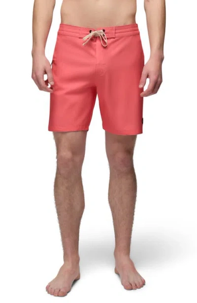 Prana Fenton Board Shorts In Pink