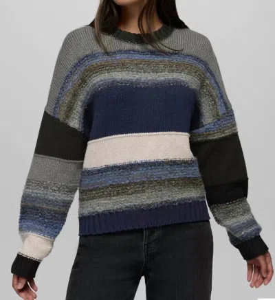 Prana Fire Lodge Sweater In Capulet Blue In Multi